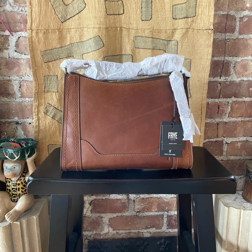 Frye Brown Leather Crossbody Purse